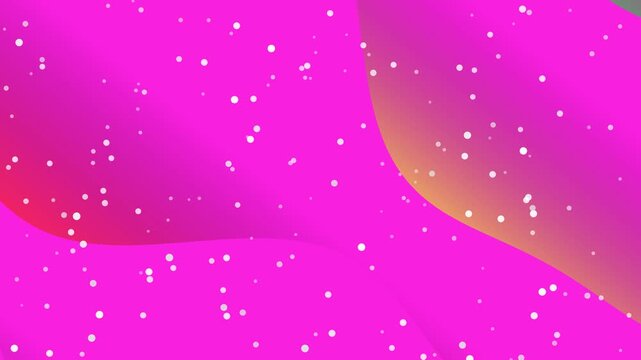 Vibrant Pink Abstract Background with Sparkling Light Particles and Fluid Shapes for Digital Art