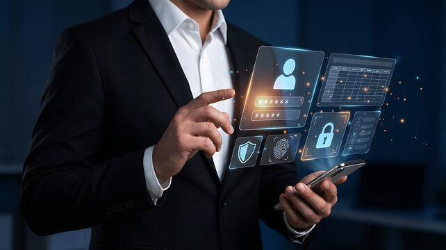 Biometric Authentication Security System with Mobile Login Verification