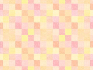 色鉛筆で描いたカラフルでかわいいピンク系の背景イラスト
