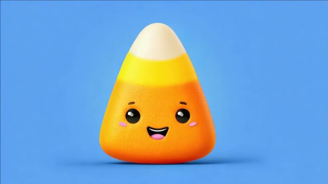 Candy Corn Cartoon Character