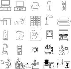 Interior Design Elevation Drawing Blocks &ndash; Furniture and Decoration Elevation for Architectural Drafting