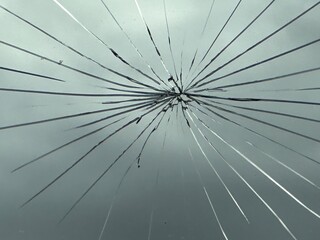 Obraz premium broken glass background