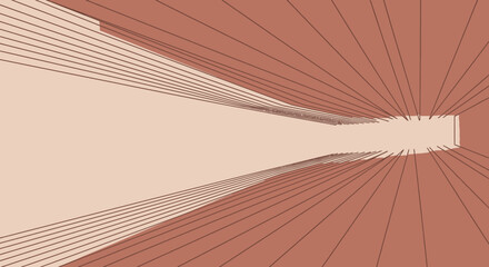 Obraz premium Futuristic abstract imagefx_i23yuf_via_RJ_ImageFX_Auto eps file with dynamic lines and red background