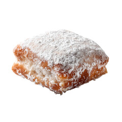 Beignet, transparent on a white background