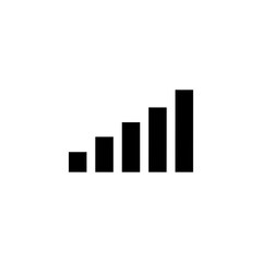 Minimalist Mobile Signal Strength Icon