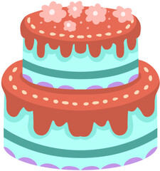 Cake Illustration for Poster
