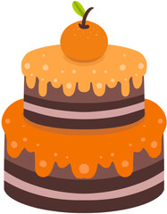 Cake Illustration Stock Image