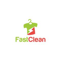 Fast Clean Logo Vector Simple