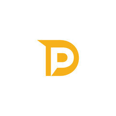 Logo Letter DP Simple Minimalist