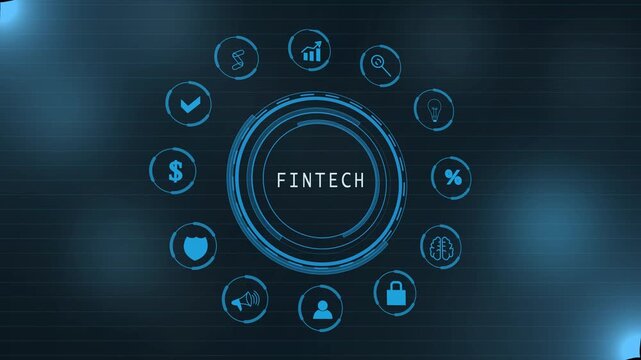 FINTECH ,Business, technology, internet and networking concept ,blockchain business concept ,decentralized financial system