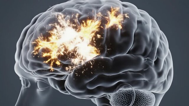 Some nerve endings become over-active while others go silent. The brain&rsquo;s sensory map receives patchy input &mdash; bright in some areas, dim in others