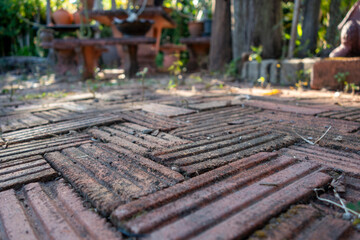 Garden walkway Background Textured