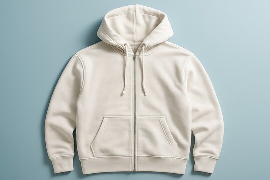 Unisex zip up hoodie mockup