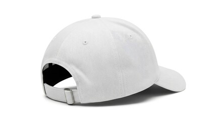 White baseball cap mockup