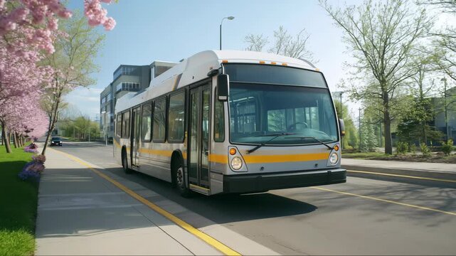 Public transit bus illustrating urban mobility solutions