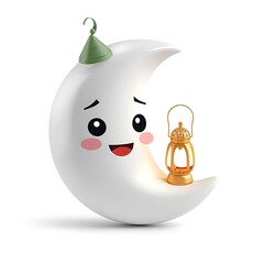 Ramadan Kareem, crescent moon, Ramadan lantern