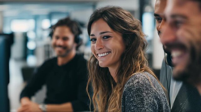 Customer support team representing modern contact center operations