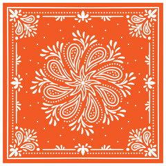 bandana design vector scarf illustration
