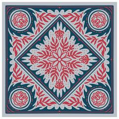 bandana design vector scarf illustration