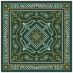 bandana design vector scarf illustration