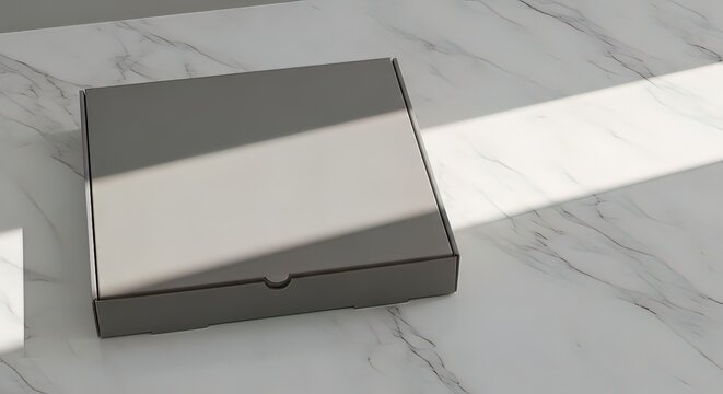 Luxury Cigar Box on Marble Surface.