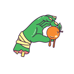 Obraz premium Handshake Partnership Cartoon Illustration