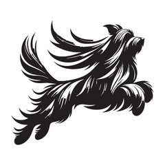 Obraz premium Catalan Sheepdog Loyal Herding Companion – Intelligent, Agile, Protective Farm Dog Breed with Shaggy Coat, Strong Instincts, Family Friendly Nature, Active Lifestyle Partner and Versatile Work.