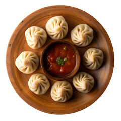 Delicious pasta with meatballs and tomato sauce on a plate