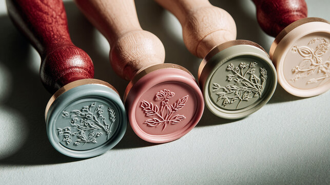 Cute Sealing Stamp Background Wallpaper