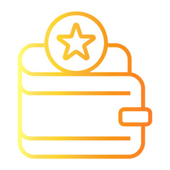 loyalty Line Gradient Icon