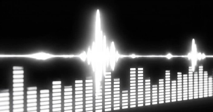 Sound Waveform Equalizer Audio Signal Processing.