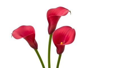 Obraz premium Vibrant Red Calla Lilies Bouquet