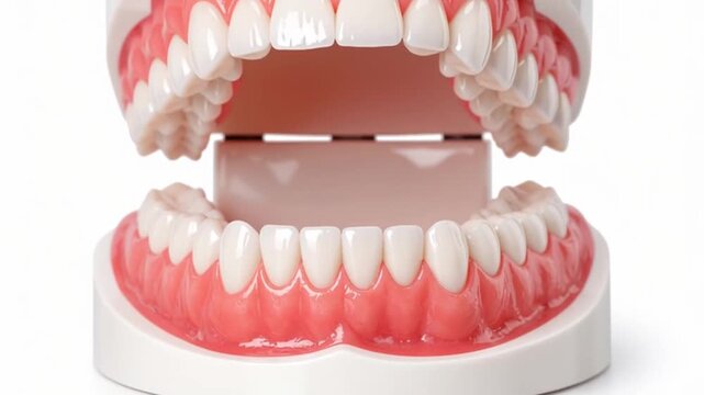 Healthy gums dental care model teeth jaw artificial tooth gum oral hygiene clinic tool teaching aid orthodontic prosthetic education clean white smile healthy teeth dental model white denture oral