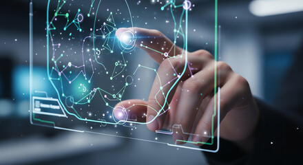 Business Meeting with Handshake and Collaboration in Modern Office.