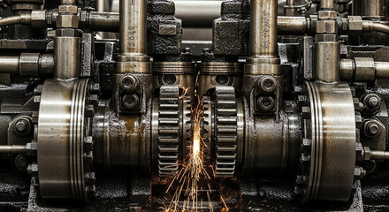 Business Meeting with Handshake and Collaboration in Modern Office.