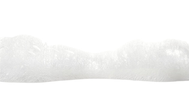 Soap foam or shampoo Soap foam texture or shampoo surface with bubble isolated with clipping path on background.