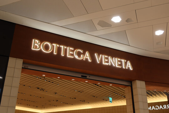 Bottega Veneta store at Milano Malpensa Airport (MXP) in Milan, Italy on May 21, 2025
