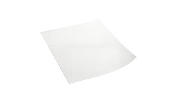 pile blank white paper flying, empty note leaf or leaflet in motion mockup, sheet falls and twists isolated on white with clipping path.