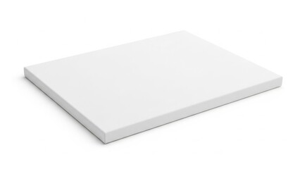 Elegant minimalist white foam or memory mattress topper for enhanced comfort and support