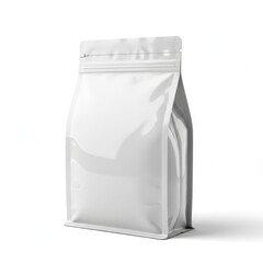 Elegant transparent stand-up pouches perfect for packaging coffee, tea, or food products