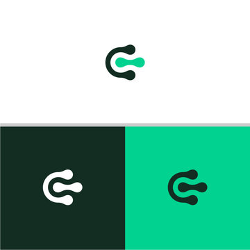 Modern Letter C Technology Logo Design