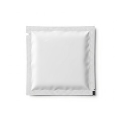 Elegant white poly bag with knotted seal for product packaging and storage solutions