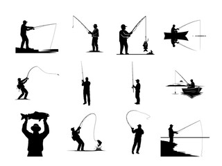 Fishing Silhouettes