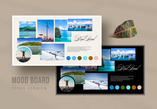 Modern Mood Board Layout