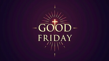 A vibrant and elegant design celebrating the significance of good friday