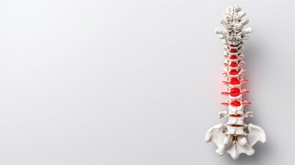 Human spinal cord with pain
