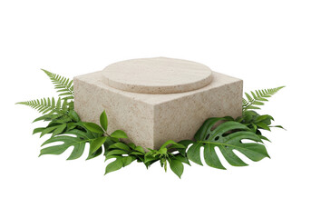 Natural soap bar product isolated on transparent background