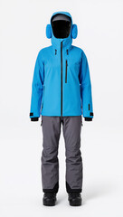 young man in winter clothes