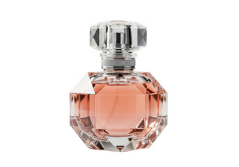 Luxury perfume bottle isolated on transparent background