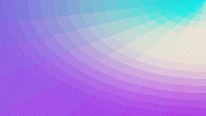 Obraz premium An abstract background featuring a smooth gradient transition from deep purple to bright turquoise, overlaid with a geometric grid pattern and a grainy noise texture.